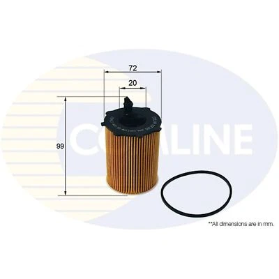 Oil Filter For Ford C-Max MK2 1.6 Duratorq TDCi Comline 1147685 1254385 13598141 - Image 1 of 4