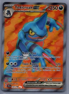 Toxicroak EX - Scarlet & Violet Base Set 232/198  - Ultra Rare NM/M - Picture 1 of 2