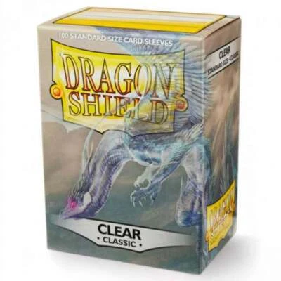 Dragon Shield Standard 100ct Classic Clear Sleeves 63x88mm - Image 1 of 2