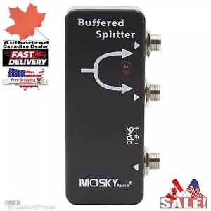 Mosky Buffered Splitter Guitar Bass Effects Pedal Tone Saver Buffer Pedal CA - Picture 1 of 10