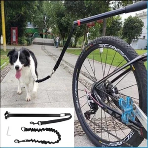 Fahrradleine Hund Set Fahrrad Hundeleine Abstandshalter mit Fahrradhundehalter - Bild 1 von 5