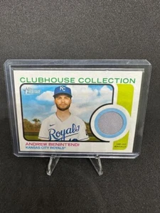 2022 Topps Heritage Andrew Benintendi #CC-ABI Clubhouse Collection Relic Royals - Picture 1 of 4