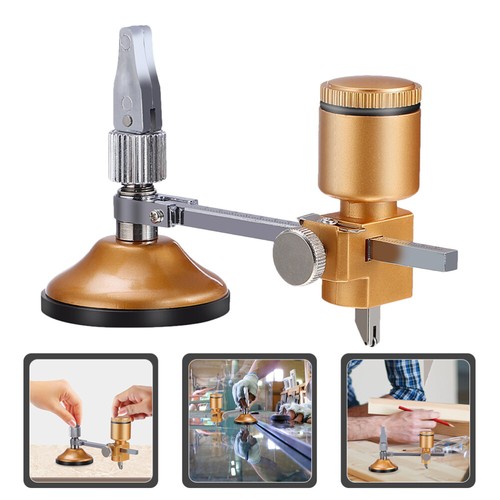 Adjustable Tile Cutter Circle Cutting Tool with Suction Cup Glass