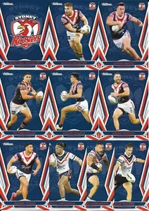 2023 Nrl Traders Base Team Set (10 Cards) - ROOSTERS - Picture 1 of 2