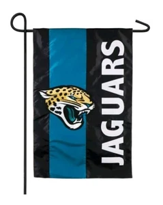 Jacksonville Jaguars, Gartenflagge, 18" x 12,5" lizenzierte NFL 2-seitige Qualität - Bild 1 von 7