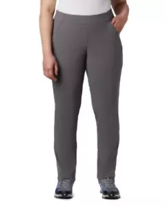 Pantalones informales Columbia para mujer en cualquier momento gris ciudad talla grande 3X - Imagen 1 de 2