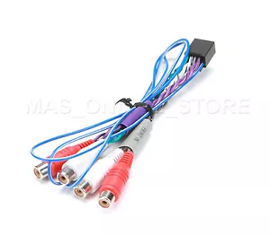 ALPINE KTP445U KTP-445U FRONT & REAR REMOTE ON RCA CABLE *SHIPS TODAY* - Picture 1 of 3