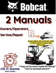 Bobcat 435 Compact Bagger Betreiber Service Reparatur Owners Werkstatthandbuch PDF USB - Bild 1 von 5