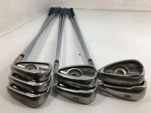 Ping G Iron Set 7pcs 5-W,Sw Flex S Stiff NSPRO MODUS3 TOUR 105 Red Dot - Picture 1 of 4