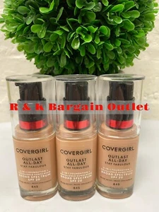 COVERGIRL OUTLAST Stay Fabulous 3-IN-1 Foundation 845 Warm Beige ~ Lot Of 3 PCs - Picture 1 of 1