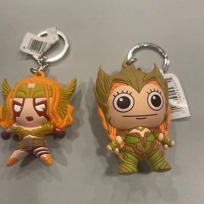 Llaveros Monograma Figura 3D Coleccionistas Marvel Serie 7 Angela y Meta Chase Foto 1 de 4