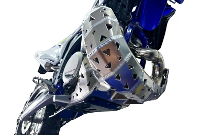 BASH PLATE WITH PIPE GUARD FOR SHERCO SE / SE-R 250/300 2023-2025  SPES PIPE FIT - Image 1 of 4