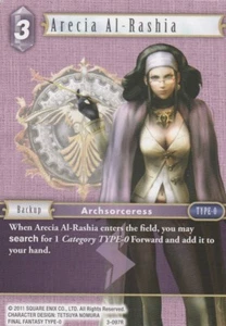 FINAL FANTASY TCG 1 X ARECIA AL-RASHIA 3-097R - LÁMINA RARA NUEVA - RAYO - Imagen 1 de 1