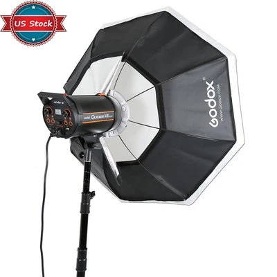 US Stock Godox Octagon Softbox 37" 95cm Bowens Mount for Studio Strobe Flash - Image 1 of 4