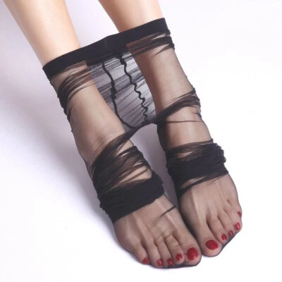 0D Sexy Ultrathin Transparent Durchsichtige Strümpfe Glänzend Nylons Strumpfhose - Bild 1 von 4