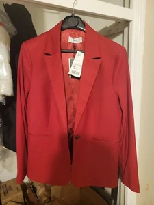 New MNG The Classic red Jacket Size 10 - Picture 1 of 6