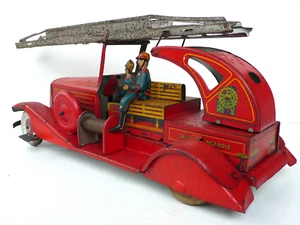 C R DELAHAYE POMPIER GRANDE ÉCHELLE TÔLE Lg 35 cm ÉTAT DE JEU 1939 - Imagen 1 de 12