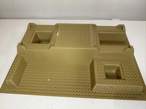 LEGO Dark Tan Raised Baseplate 32x48x6 with Level Front 7327 7627 - Picture 1 of 13