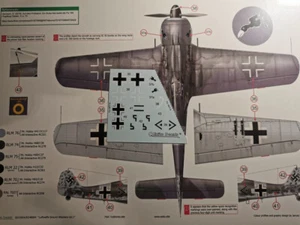 Décalcomanies 1/72 maquette FOCKE WULF 190/ 1944 - Imagen 1 de 2