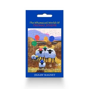 Happy Birthday To Ewe Jigsaw Magnet | Thomas Joseph, Sheep, Fridge Magnet - Picture 1 of 2