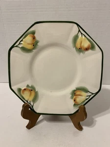 Antique c. 1909 Villeroy & Boch Mettlach Germany 8” Pear Dessert Plate - Picture 1 of 7