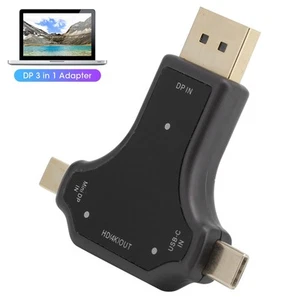 3 In 1 Multi‑Function Adapter HD//Mini To Converter For Laptop Acce FY - Afbeelding 1 van 14