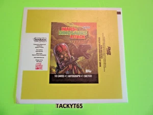Mars Attacks Uprising Mars Attacks/Dinos Attacks Collector Flat Wrapper No Cards - Picture 1 of 2