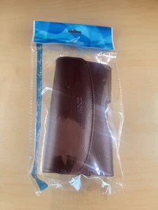 AGOZ 6.1" x 3.5" x 0.7" Leather Case Holster with Belt Clip & Card Holder - NEW! - Picture 1 of 4