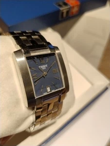 Reloj Tissot Para Hombres T-Trend L860/960 Raro Esfera Azul En 150 Años De Caja Tissot - Imagen 1 de 14