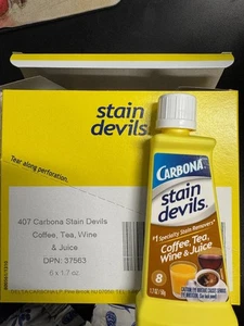 Carbona Stain Devils, détachant thé et café vin #407, 6 bouteilles - Photo 1/1