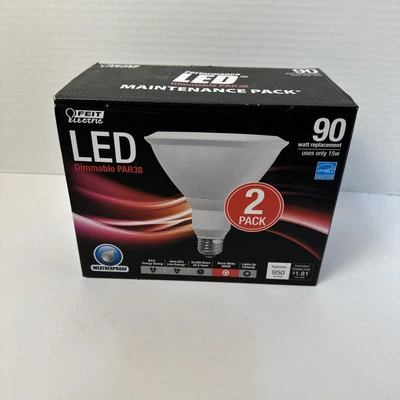 Feit Electric 90 Watt Warm White Dimmable Maintenance 2 Pack Lights. NIB - Image 1 of 4