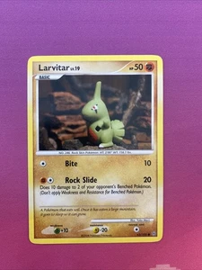 Pokemon Card Larvitar Stormfront Common 63/100 Near Mint - Picture 1 of 2
