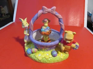 Keramik Disney Winnie Puuh & Freunde Osterkorb mit Hase & Tigger - Bild 1 von 8