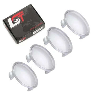 4x Hubcap Wheelcap Hubs Cover Silver Metallic ø75mm for Alfa Romeo - Image 1 of 4