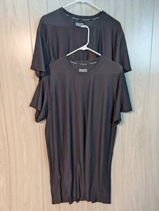 2 Duluth Trading Mens XL Black Go Buck Naked Performance Shirt Crew Neck - Picture 1 of 6