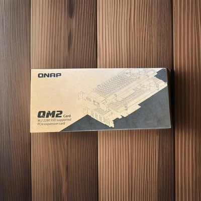 QNAP QM2-4P-384 PCIe Expansion Card 4x M.2 NVMe SSD Slots Gen3 x8 - Image 1 of 4