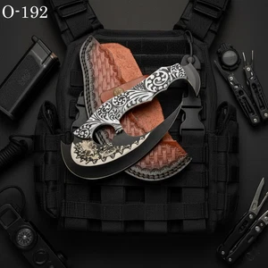 SQUISITO STRUMENTO PERSONALIZZATO D2 ACCIAIO TAGLIA PIZZA, COLTELLO ULU, MANNAIA - O192 - Foto 1 di 11