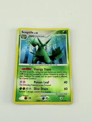 Pokémon TCG Sceptile Reverse Holo Card 10/100 - Image 1 of 4
