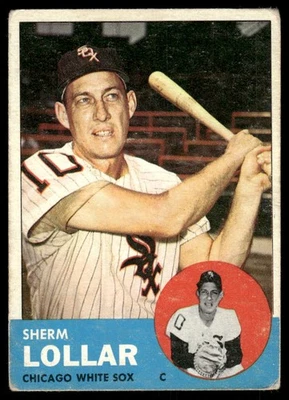 1963 Topps #118 Sherm Lollar - BOM - Imagem 1 de 2