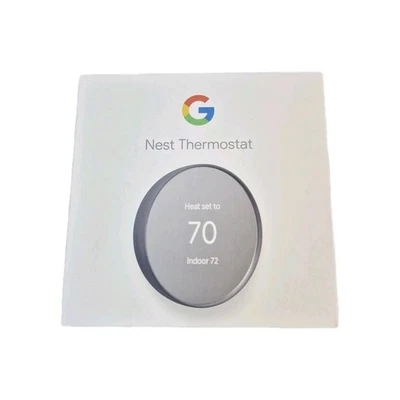 Google Nest Thermostat Model GA02081-US Charc Smart Wi-Fi 4th Gen - Image 1 of 4
