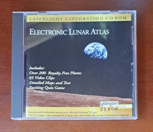 Laserlight Exploration CD ROM Electronic Lunar Atlas 1995, PC - Picture 1 of 4