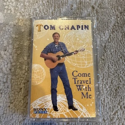 TOM CHAPIN Come Travel With Me SONY WONDER Vintage Promo Cassette Tape Sealed - Image 1 of 4