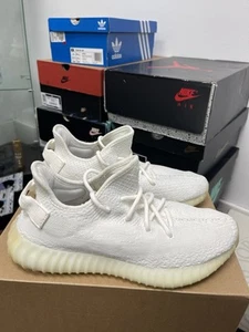 Size 8.5 - adidas Yeezy Boost 350 V2 Low Cream White / Triple White - Picture 1 of 5