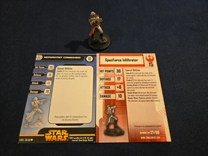 Star Wars Miniaturas Virtual + Tarjeta Reg SpecForce Infiltrator - Imagen 1 de 1