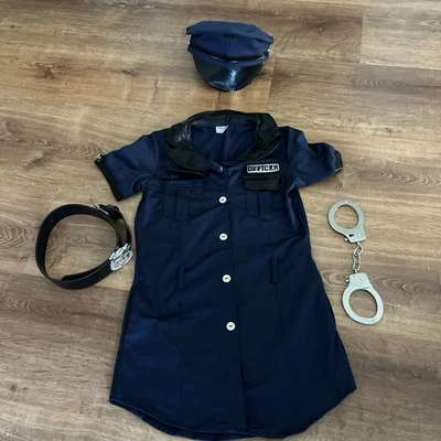 Spirit Halloween Policía Cutie Oficial de Policía Disfraz Vestido Niña Talla Grande Foto 1 de 4