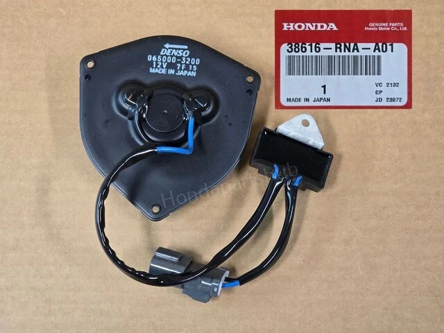 Genuine Honda Radiator Cooling Fan Assembly OEM 38616RNAA01
