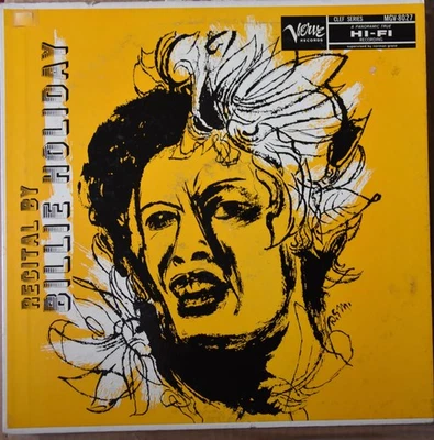 Billie Holiday - Recital By Billie Holiday - Vinyl LP - 1957 Pressing - Image 1 of 2