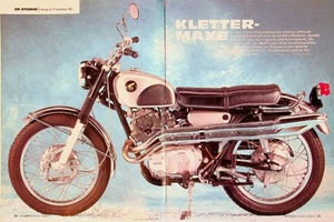 Motorrad Classic 2111) Honda CL 77 Scrambler 305 mit 28,5PS in einer seltenen Vo - Bild 1 von 2