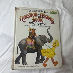 THE SESAME STREET QUESTION AND ANSWER BOOK ABOUT ANIMALS - Bild 1 von 10