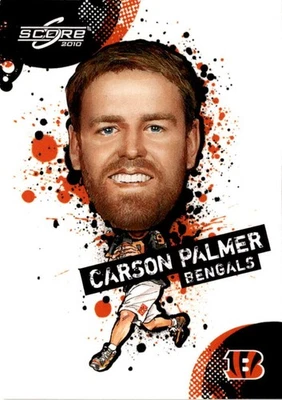 2010 Score #8 Carson Palmer NFL Players Cincinnati Bengals - Image 1 of 2